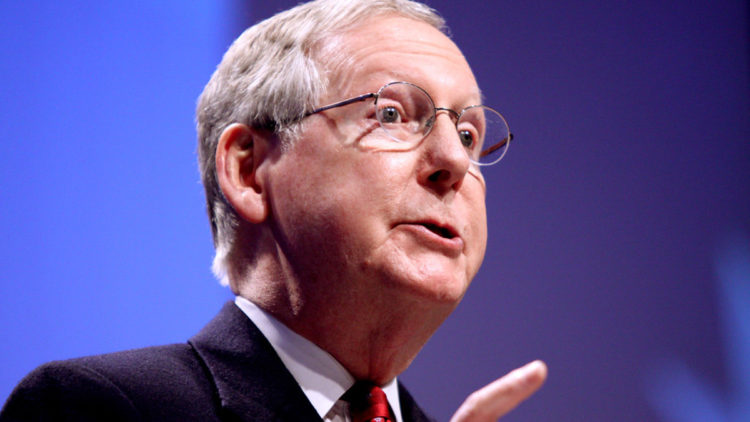 "Mitch McConnell" by Gage Skidmore is licensed under CC BY-SA 2.0